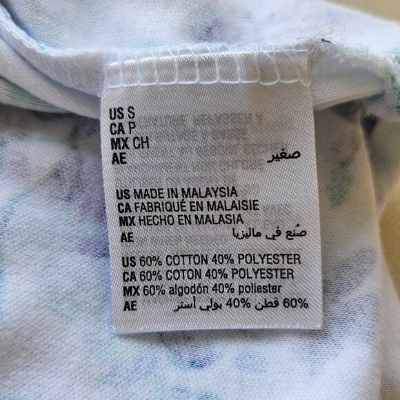 Karen Scott Tulerie Dream Floral Top Women's Small - Picture 5 of 10